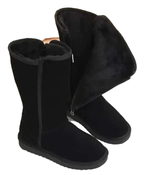 Dames Winterlaarzen Met Ritssluiting 0