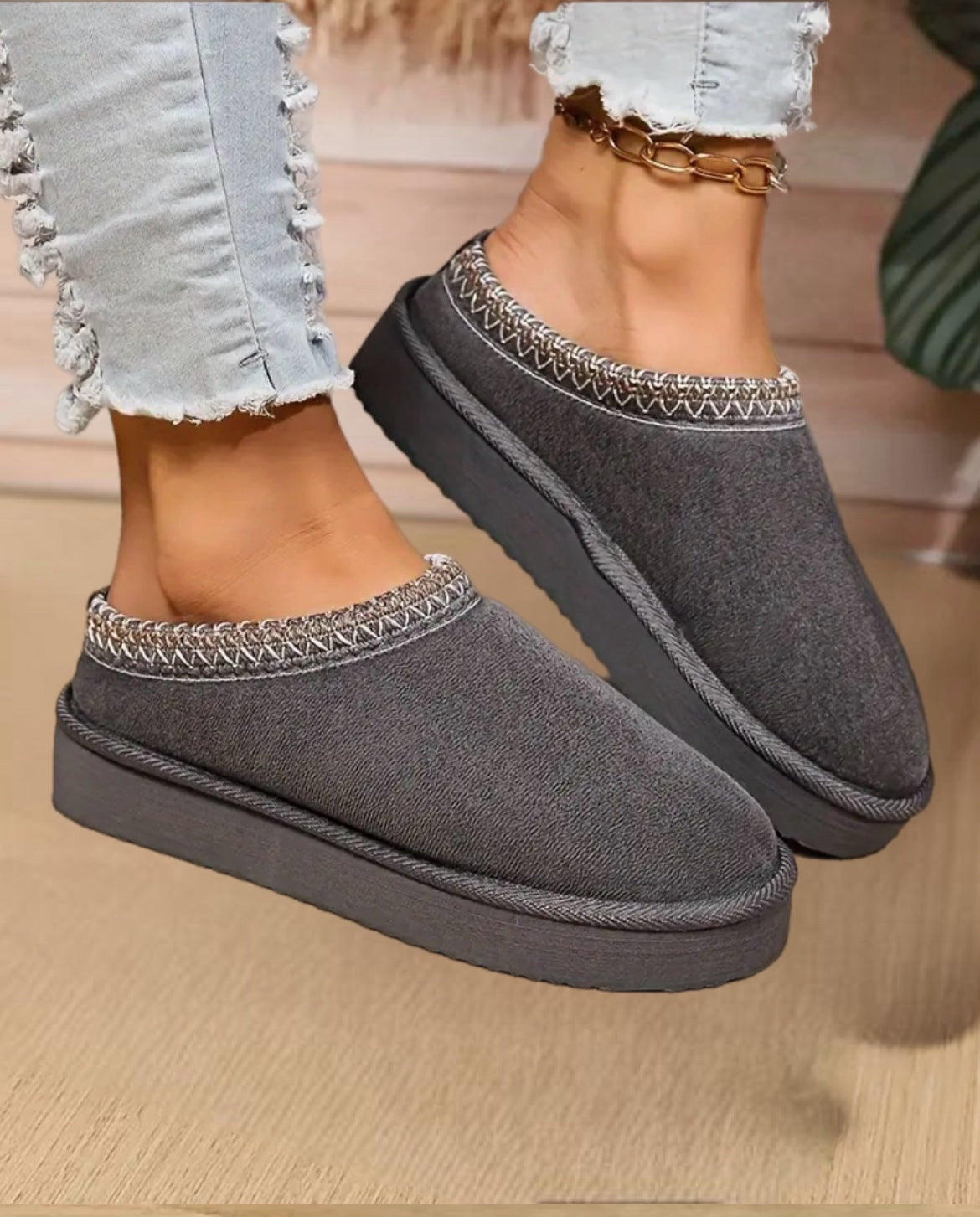 Dames Winterpantoffels Comfortabel 7