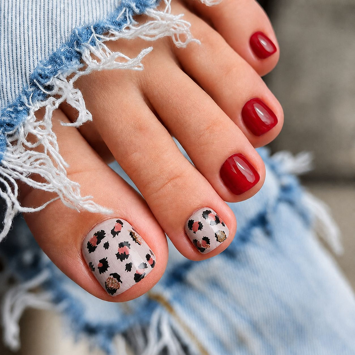 Dames Zelfklevende Kunstnagels Stijlvol Design 1