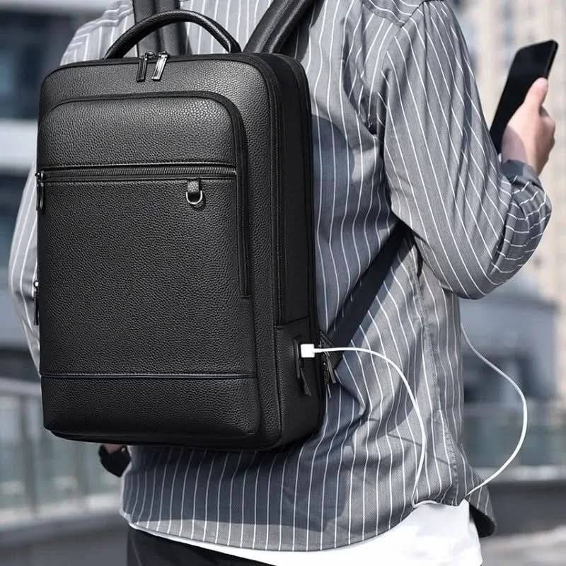 Dames en Heren Rugzak met USB-poort voor Laptop 2