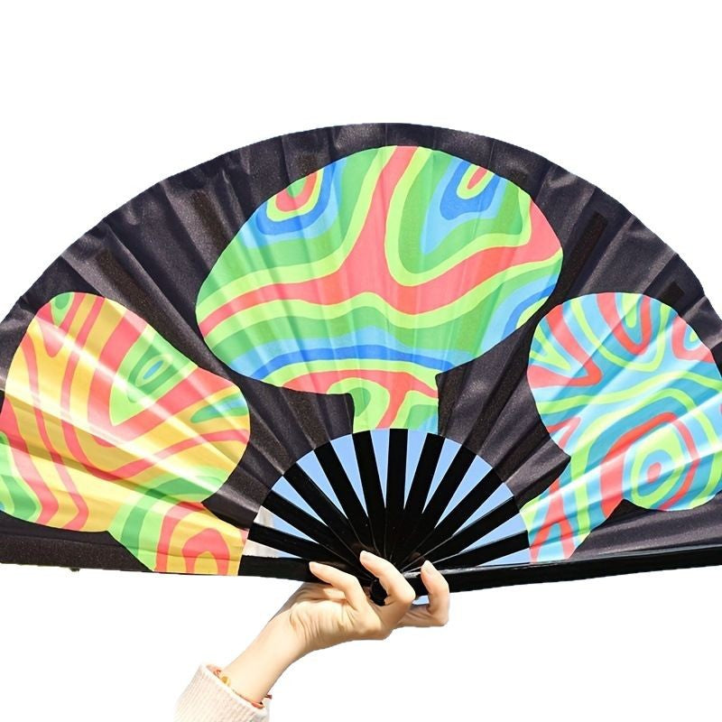 Damesventilator met kleurrijk motief uniek design 5