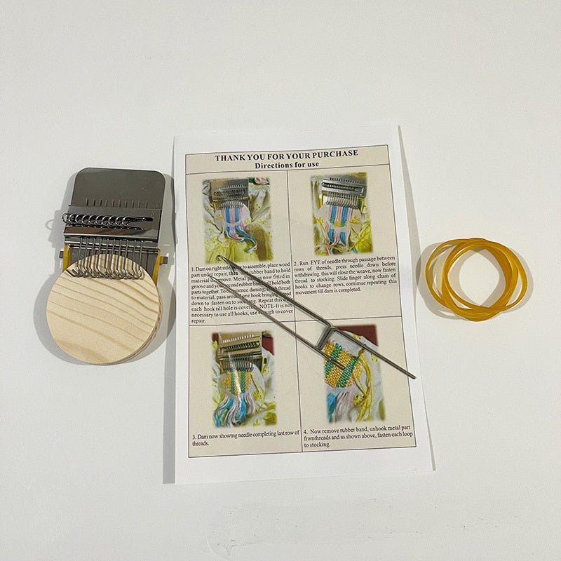 Darning Mini Loom Machine voor Creatief Naaien 3
