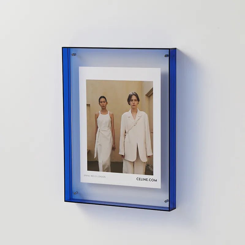 Decoratief Fotolijstje van Transparant Acryl met Kleurrijke Randen 6