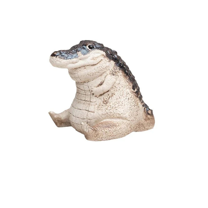 Decoratief Krokodillenbeeldje Uniek Ontwerp 4