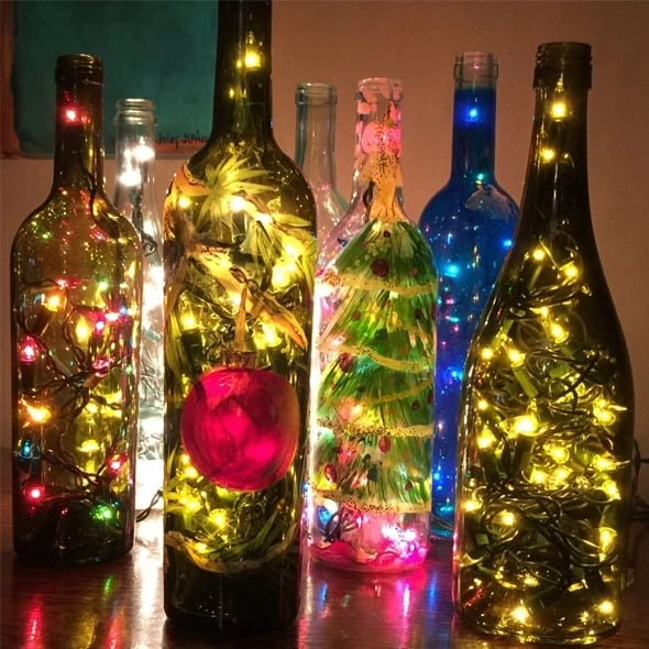 Decoratief LED Fleslampje met Flexibel Zilverdraad voor Huis en Tuin 11