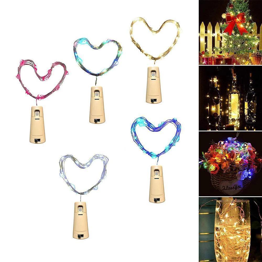 Decoratief LED Fleslampje met Flexibel Zilverdraad voor Huis en Tuin 8