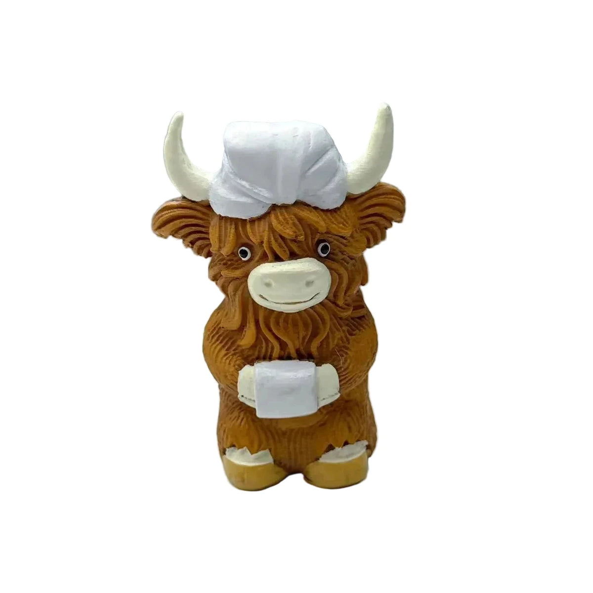 Decoratief Schotse Hooglandrundveefiguur Speels Design 0