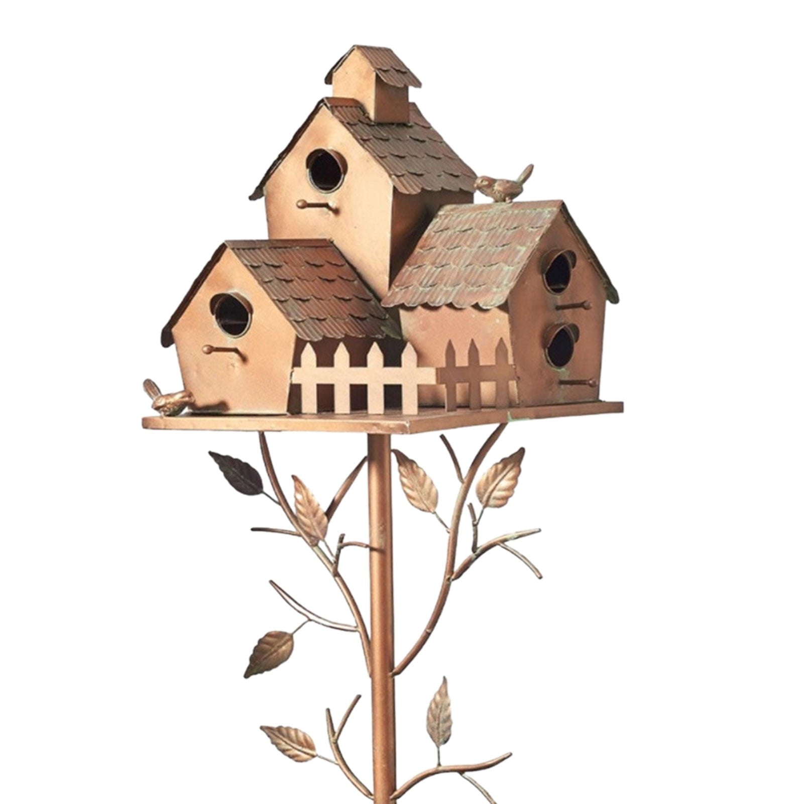 Decoratief Vogelhuisje Handgemaakt voor de Tuin - Uniek Ornament voor Buitenruimte 9
