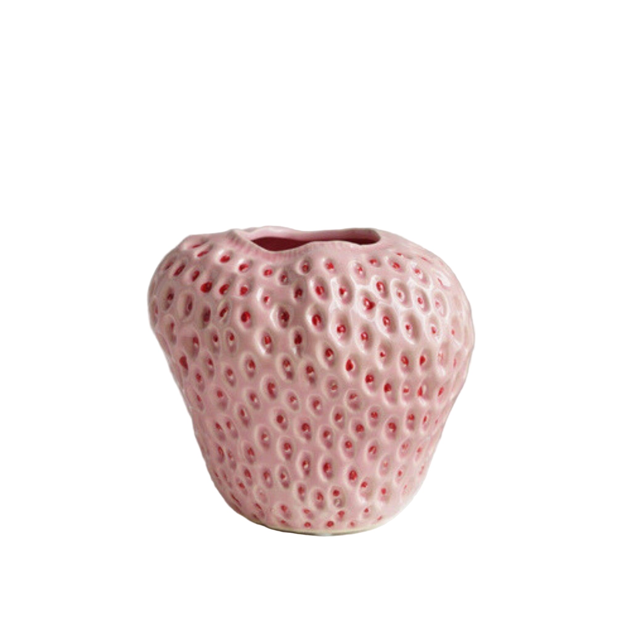 Decoratieve Aardbei Vaas Handgemaakt voor Binnen 0