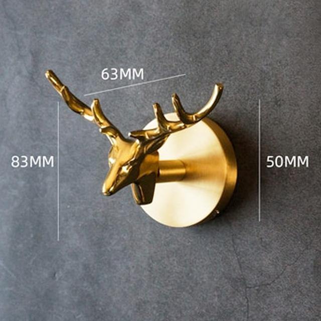 Decoratieve Kapstokhaak Dierenkoppen 8