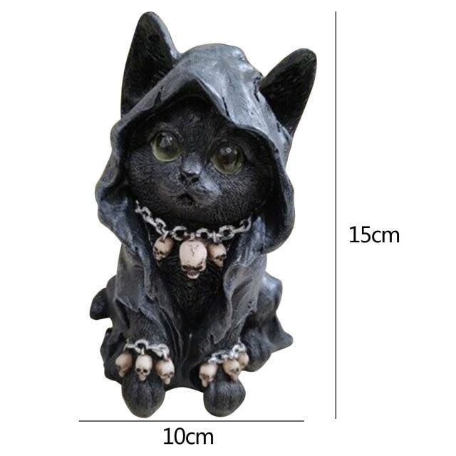 Decoratieve Kat Standbeeld voor Halloween 7