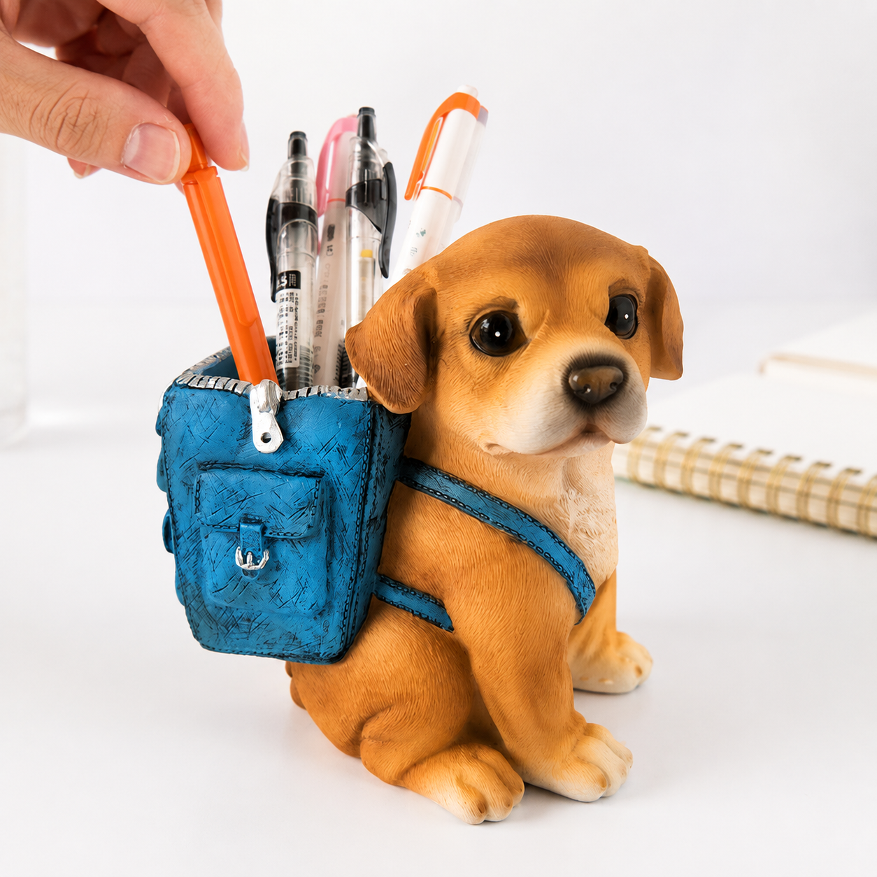 Decoratieve Puppy Pennenhouder Bureau-organizer 1