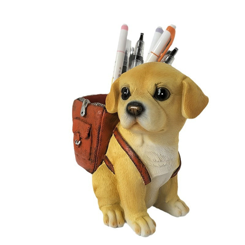 Decoratieve Puppy Pennenhouder Bureau-organizer 5