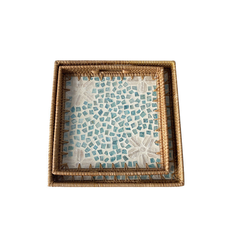 Decoratieve Serveerschalenset voor Dames met Mozaïek Design 0