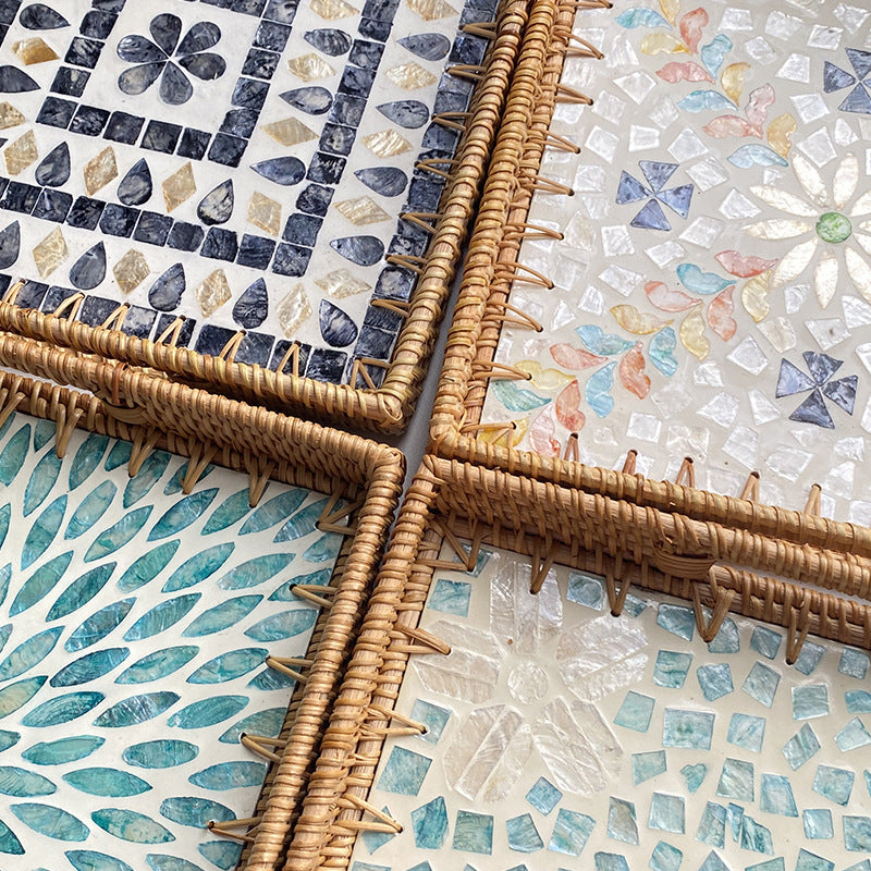Decoratieve Serveerschalenset voor Dames met Mozaïek Design 2