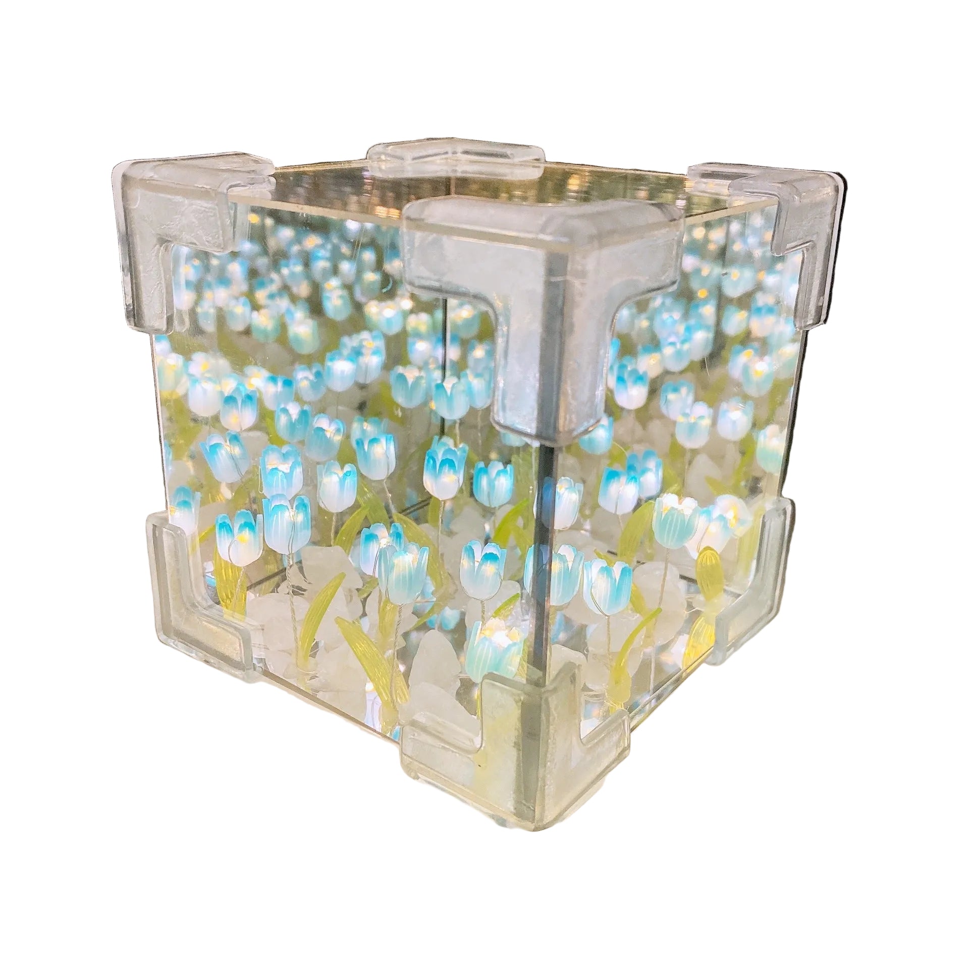 Decoratieve Spiegel met Tulpenlicht 0