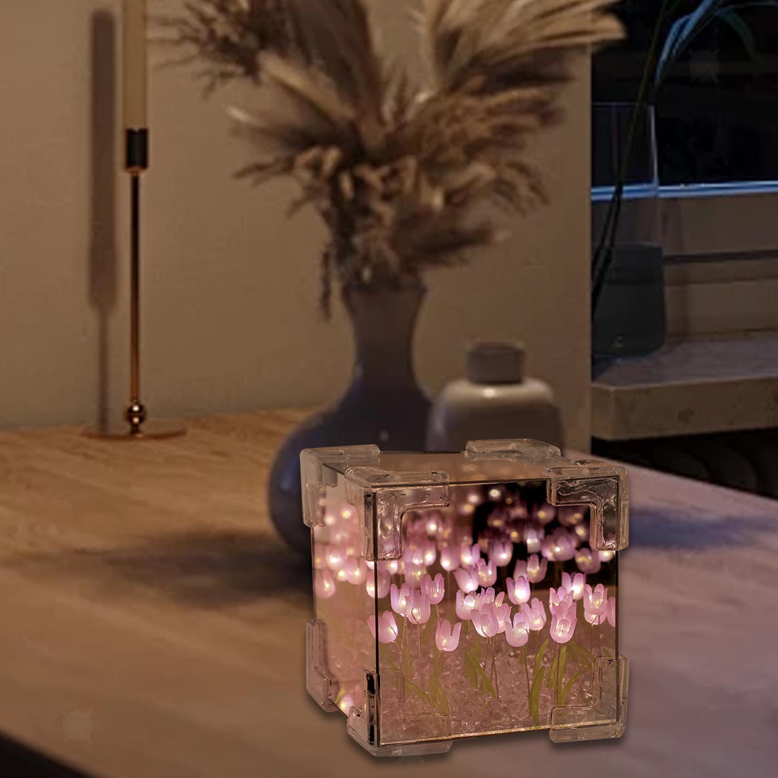 Decoratieve Spiegel met Tulpenlicht 2