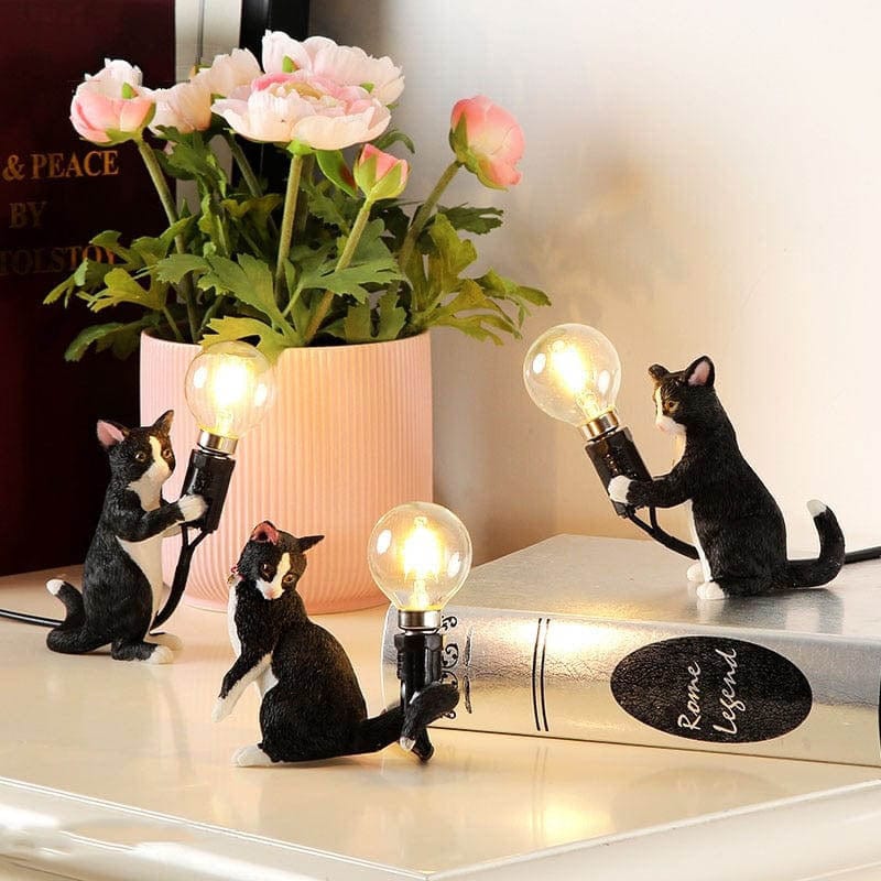 Decoratieve Tafellamp Met Kattenbeeldje Voor Nachtkastje 1