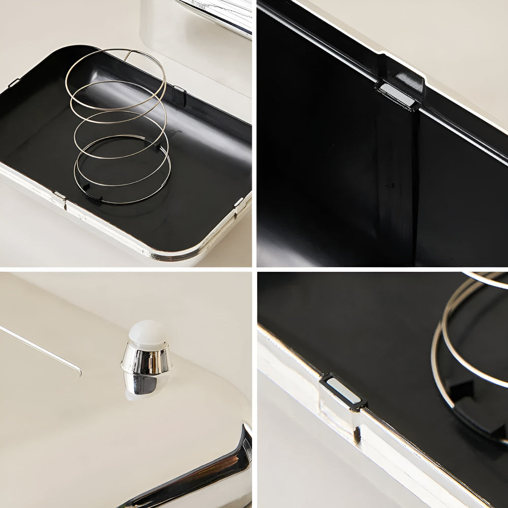 Decoratieve Tissuebox met Gouden Spiegelafwerking 6