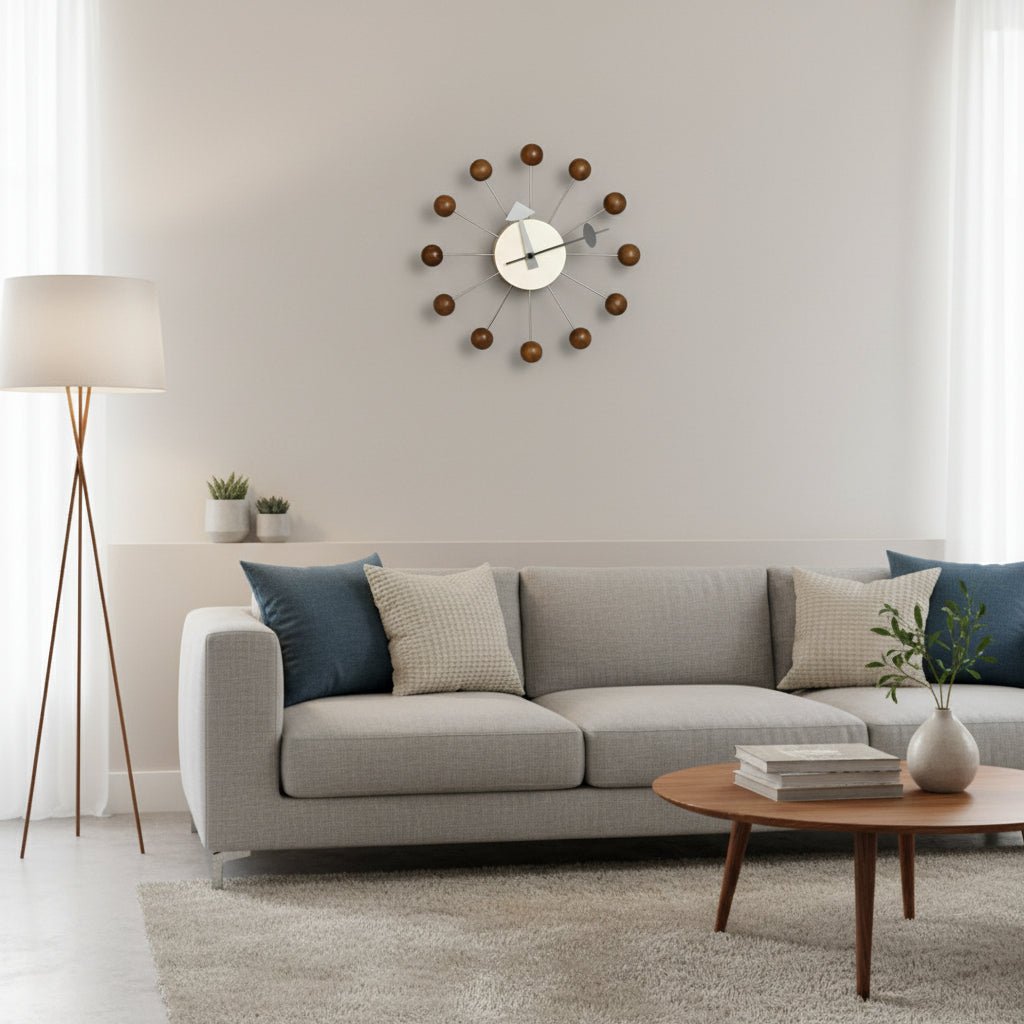 Decoratieve Wandklok Met Metalen Design 32 cm 1