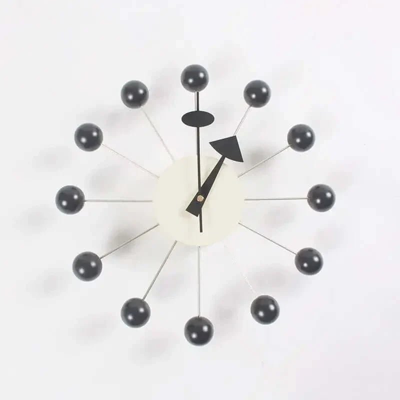 Decoratieve Wandklok Met Metalen Design 32 cm 6