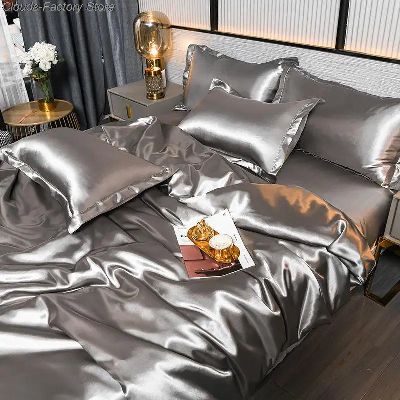 Dekbedovertrek 240x220 Luxe Satijn Zijdezacht 0