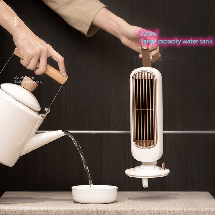 Desktop Ventilator Retro Met Sprayfunctie en Koeling 5