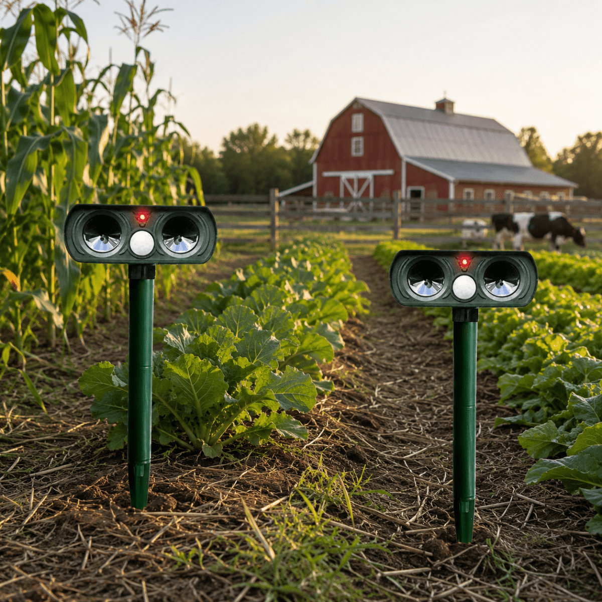 Dierenverjager op Zonne-energie voor Tuinbescherming 2