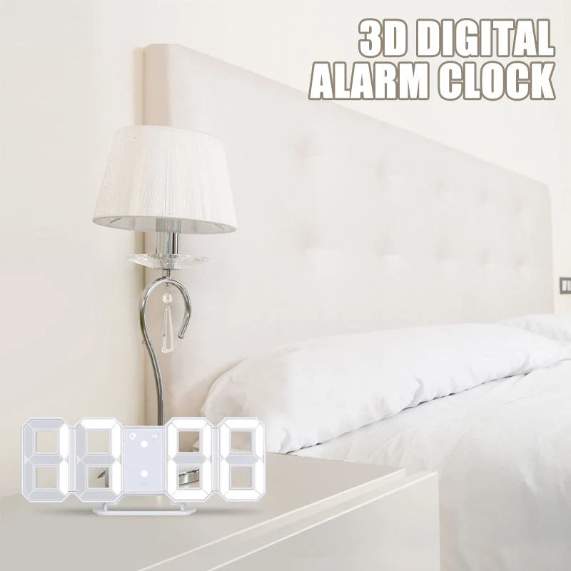 Digitale 3D Wekker Modern Design 4