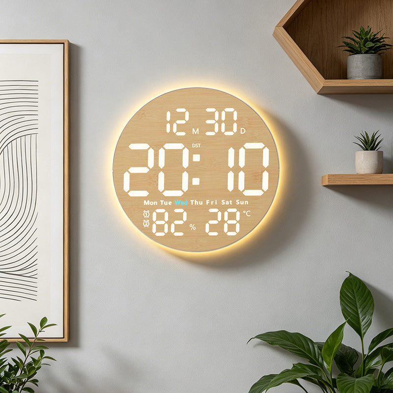 Digitale Houten Wekker Modern Design 1