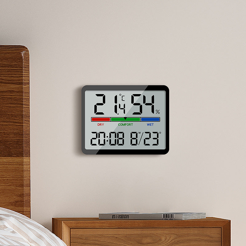 Digitale Hygrometer Klok met Temperatuurweergave 2