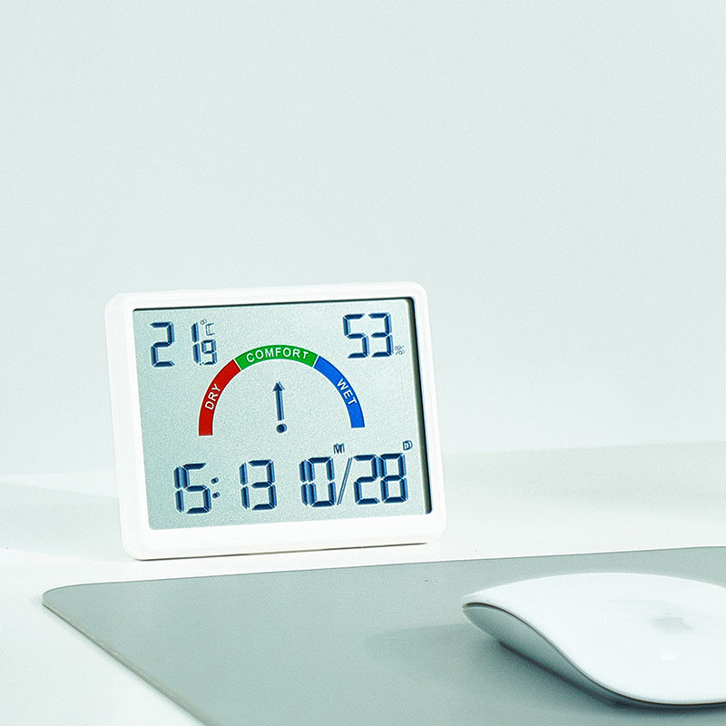 Digitale Hygrometer Klok met Temperatuurweergave 4