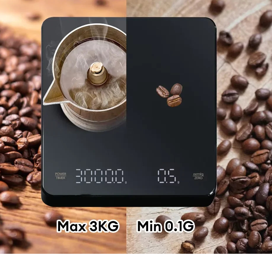 Digitale Koffieweegschaal met Timer en LED Scherm 1