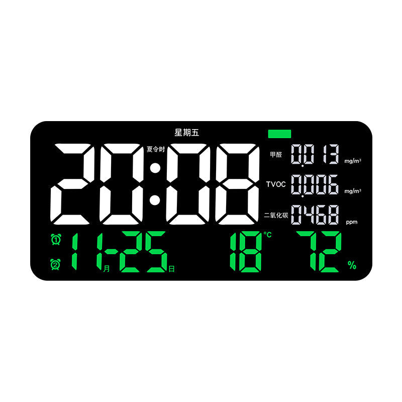 Digitale Multifunctionele Weerklok met Alarmfunctie 0