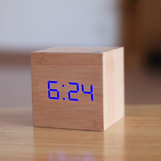 Digitale Wekker CubeGlow Met Multifunctioneel Display - Modern En Compact Design 4