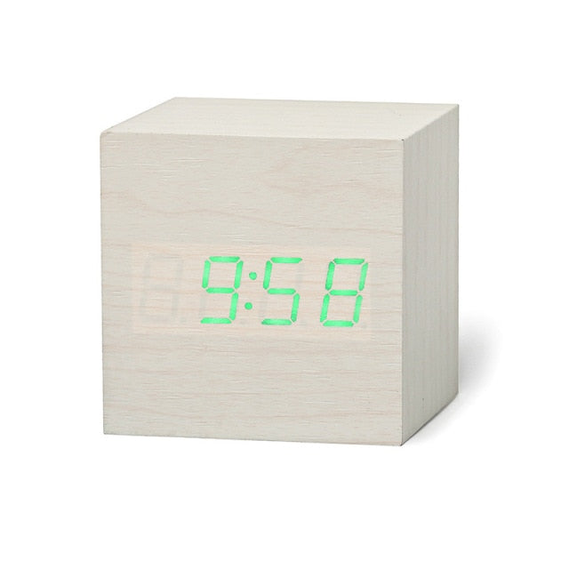 Digitale Wekker CubeGlow Met Multifunctioneel Display - Modern En Compact Design 7