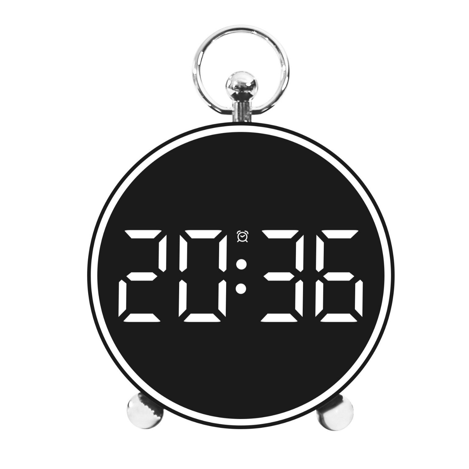 Digitale Wekker Met LED-Display Modern Design 6