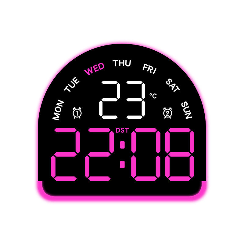 Digitale Wekker Met Temperatuur- En Weekdagweergave Voor Dames En Heren 0