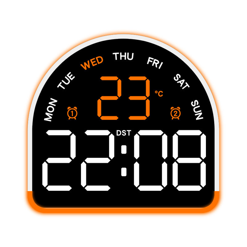 Digitale Wekker Met Temperatuur- En Weekdagweergave Voor Dames En Heren 10