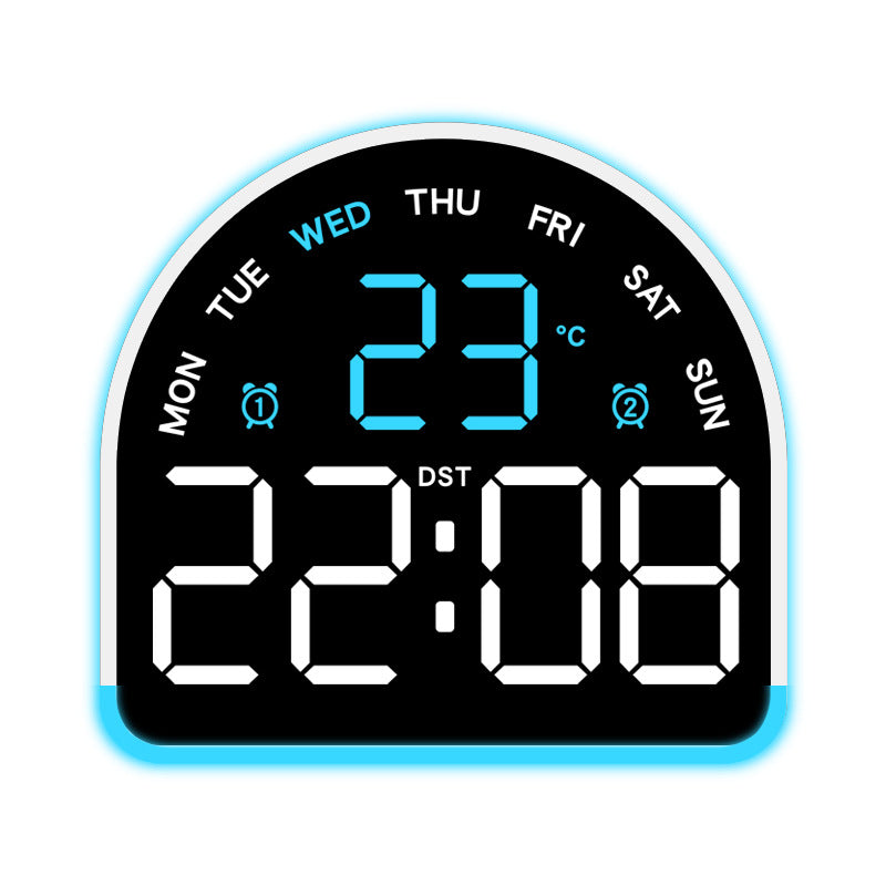 Digitale Wekker Met Temperatuur- En Weekdagweergave Voor Dames En Heren 7