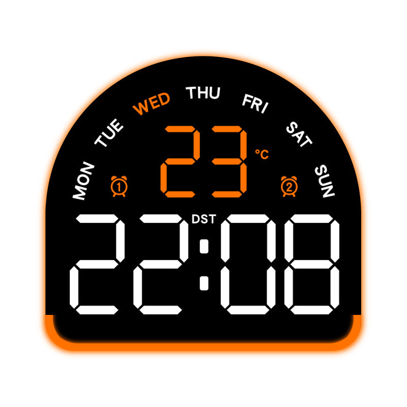 Digitale Wekker Met Temperatuur- En Weekdagweergave Voor Dames En Heren 9