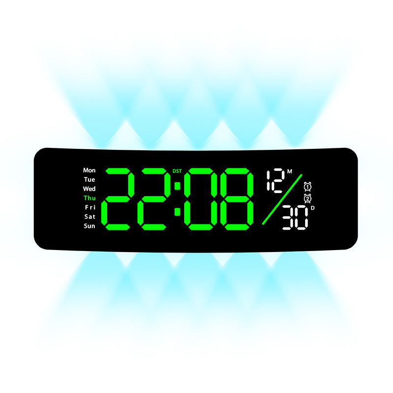 Digitale Wekker Met Weekdag- En Temperatuurweergave 10