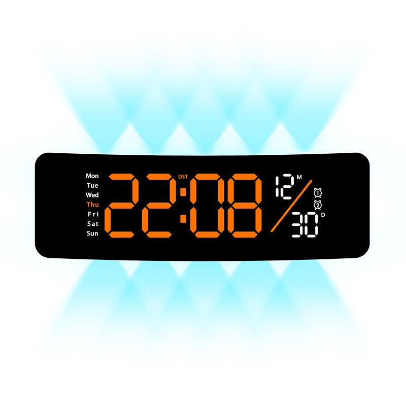 Digitale Wekker Met Weekdag- En Temperatuurweergave 6
