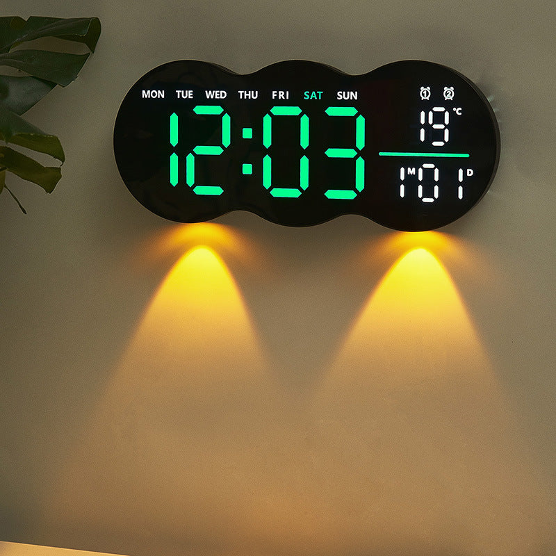 Digitale Wekker Multifunctioneel Modern Design Met Groot Display 1