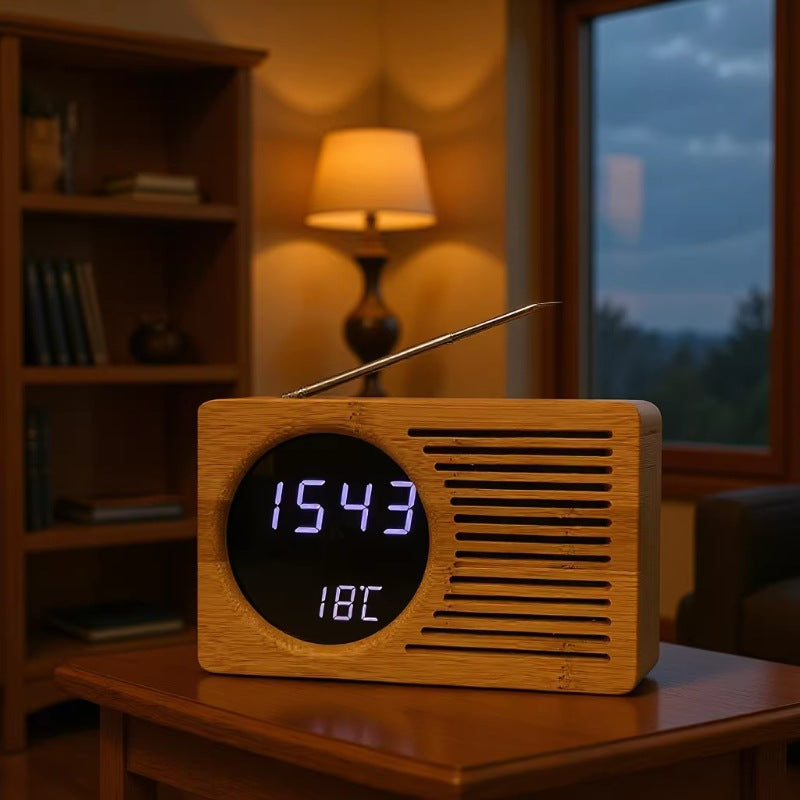 Digitale Wekkerradio met Temperatuurdisplay Modern Design 1