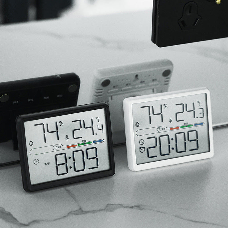 Digitale thermo-hygrometer wekker multifunctioneel 4