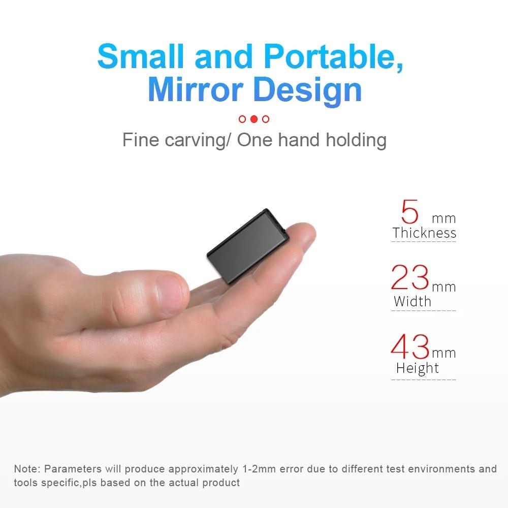 Dikteerapparaat Mini met Spraakactivering en 32 GB Opslag 3