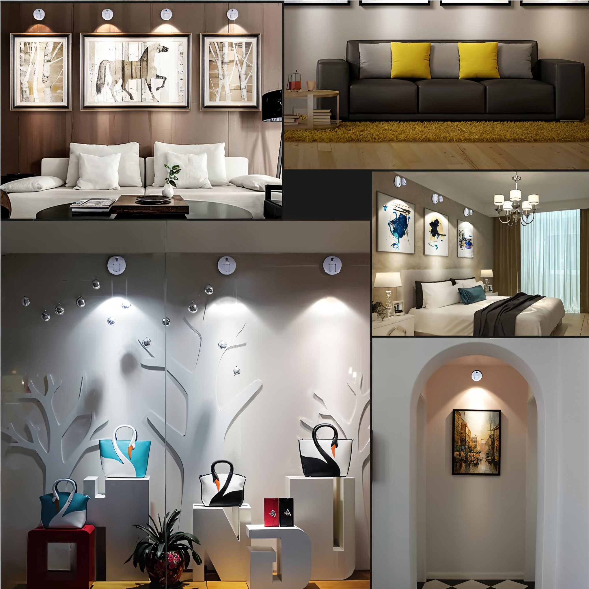 Dimbare LED Spotlight Draadloos voor Thuis en Kantoor 3