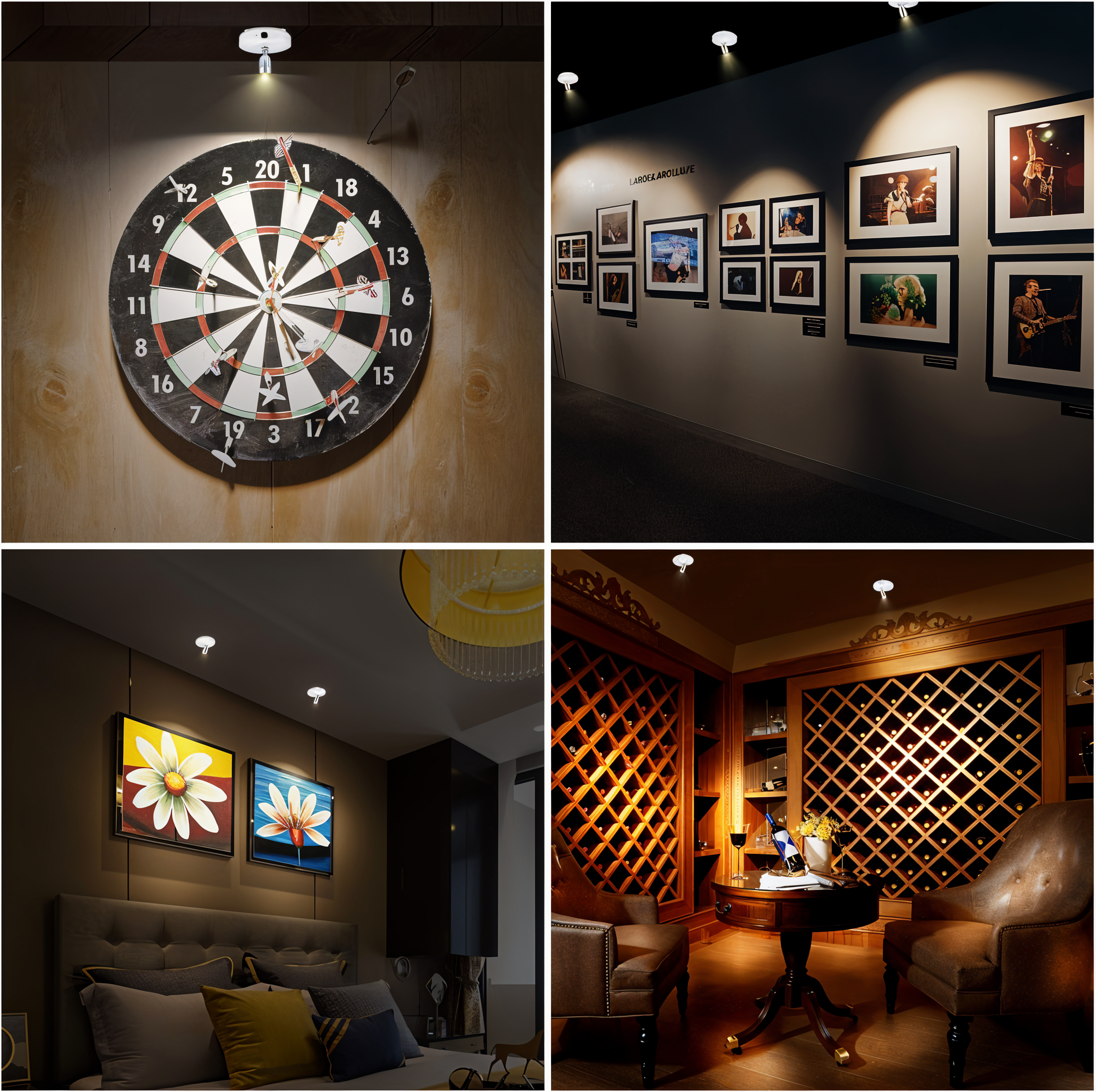 Dimbare LED Spotlight Draadloos voor Thuis en Kantoor 5