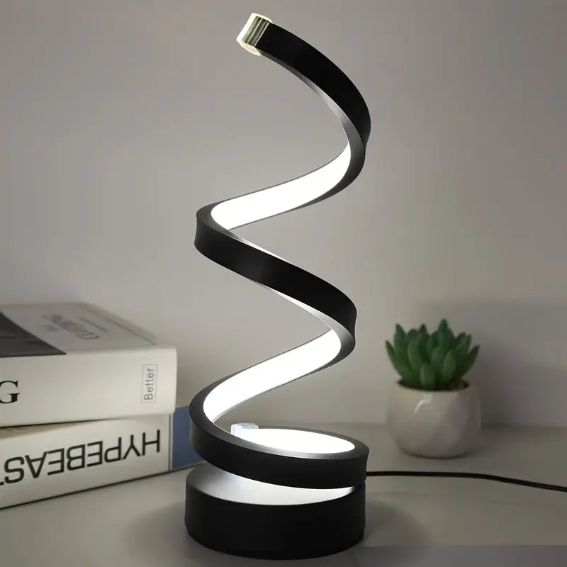 Dimbare LED Tafellamp Spiral Design voor Modern Interieur 1